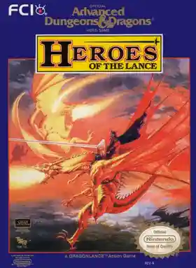 Advanced Dungeons & Dragons - Heroes of the Lance (USA) (Beta)-Nintendo NES